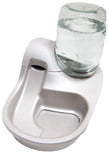 Petmate 24562 Infinity Filtered Water Pet Fountain for Cats, 125-Ounce (Pearl White)