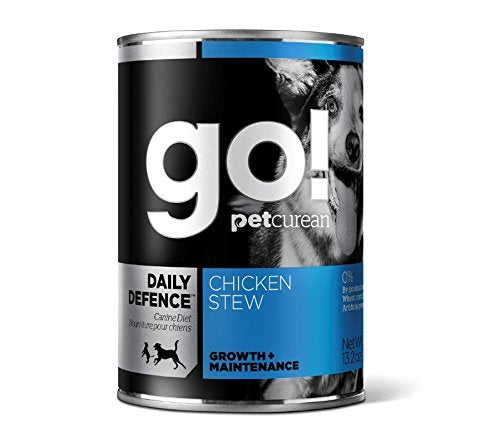 Petcuan 126-1021 GO! Recette quotidienne de ragoût de poulet pour le chien 12/13,2 oz