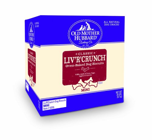 Vieille mère hubbard biscuits de crunch de foie extra savoureux 20 lb