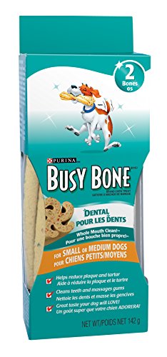 Purina Busy Bone 11473 Formule dentaire pour petits chiens moyens 8/142 gm