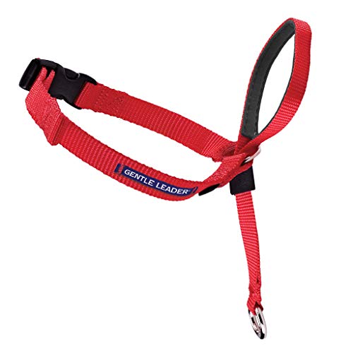 Radio Systems PRP-GLQHCLRE Gentle Leader Quick Release Headcollar, Large, Red