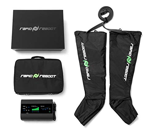 Rapid Reboot Recovery System: Compression Boots, Pump, and Case. Sequential, Dynamic air Compression for Massage Therapy, Improved Circulation and Faster Recovery for Every Athlete (Long)