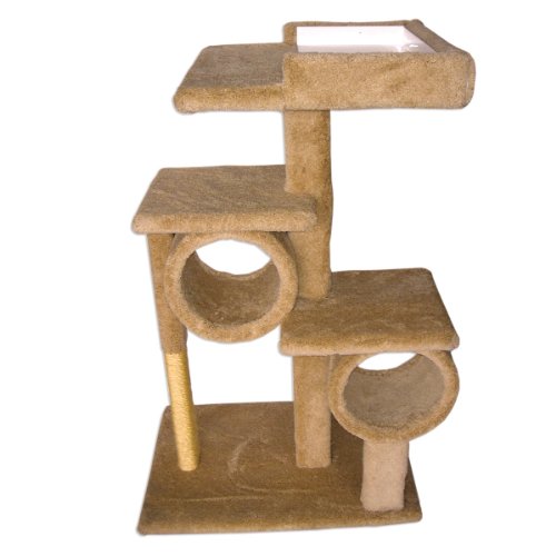 Kitty Bistro 2 cat condo scratcher sisal (22x33x50in)