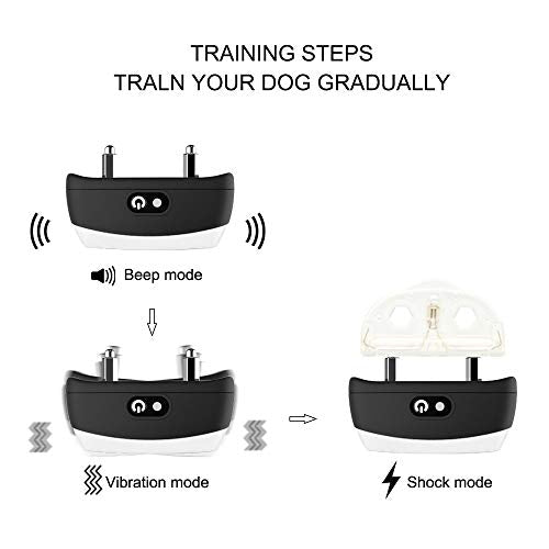 Aniluxe New Small Rechargeable Wireless 9 Level Dog Training Shock Collar Remote