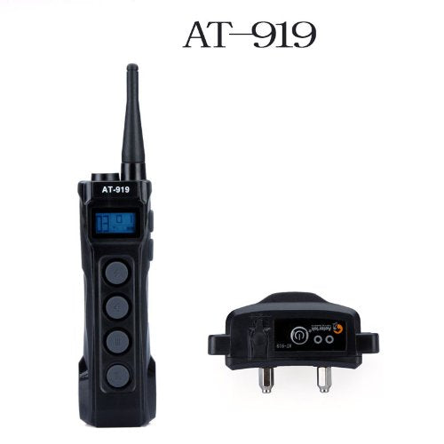 Aetertek AT-919 Waterproof Rechargeable 350m Remote Control 1 Dog Training Shock Vibrate Collar