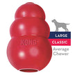 KONG Classic Dog Toy, Durable Natural Rubber- Fun to Chew, Chase & Fetch- For Medium Dogs