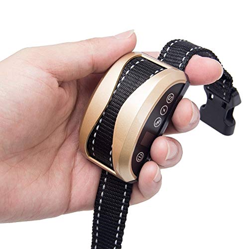 PATPET Pet Dog Waterproof Rechargeable Anti Bark Adjustable-Dog Training Collars