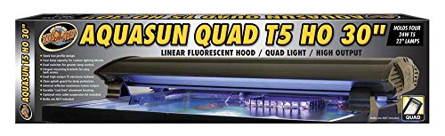 Zoo Med AQUASUN Quad T5 High Output Hood 24in