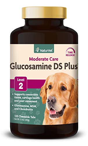 Supplément de soins communs pour les chiens, soutenir la santé conjointe avec la glucosamine, le MSM et la chondroïtine, des comprimés à croquer, fabriqués par Naturvet