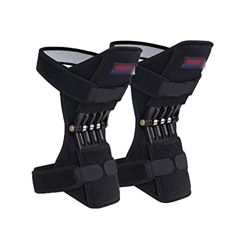 Knee Leg Foot Supports Tibial Booster Knee Booster Power Lifting Joint Support Knee Pad Portable Easy Breathable Sweat-Absorbent Spring Kneepad Stable Upper and Lower Knee Knee Protection