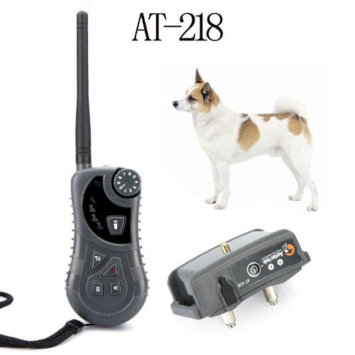 Aetertek AT-218 Waterproof 550m Remote Control 1 Dog Training Auto Anti Bark Shock Collar