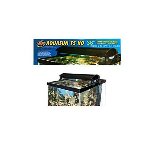 Zoo Med AF2-36 AQUASUN T5 High Output Double Fluorescent Hood (36inch)