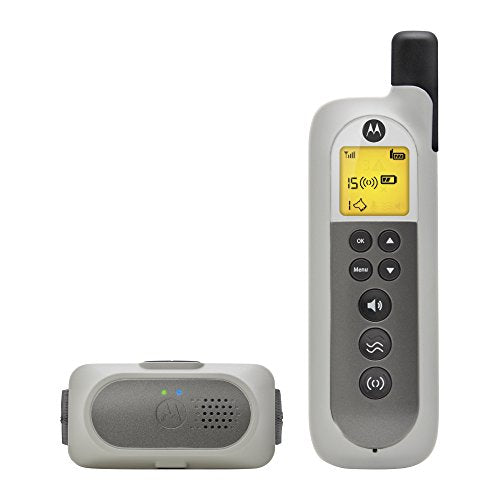 Motorola Pet SCOUTTRAINER50 Rechargeable Advanced Remote Training System with 3 Training Modes and Verbal Correction Using Push-to-Talk Feature