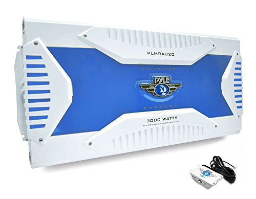 Pyle Elite Series PLMRA820 Waterproof Bridgeable 3000 Watt 8-Channel Amplifier