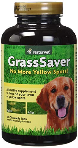 NaturVet GrassSaver for Dogs, 500 ct Soft Chews , Made in USA