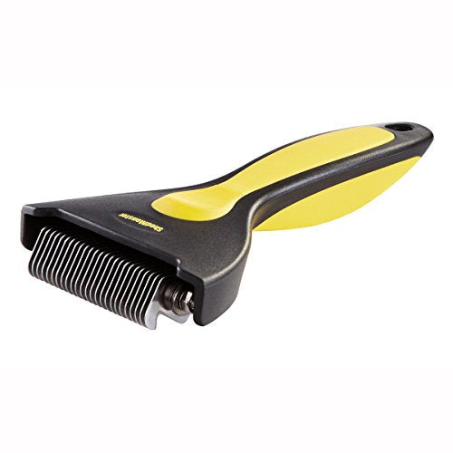 Oster ShedMonster De-Shedding Tool for Medium to Long Coats, Yellow