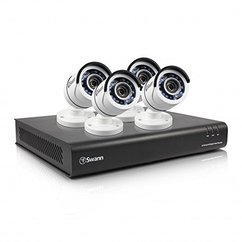 Swann SWDVK-845004 DVR8-4500 8 Channel 1080p Digital Video Recorder with 4 x PRO-T855 Cameras