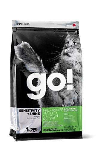 Petcurean Go! Sensibilité plus Shine Grain Free Trout & Salmon Cat Aliments