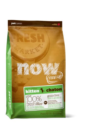 Petcurean 230-1704 Now Fresh Grain Free Kitten Recipe Cat Food (4LB (6))