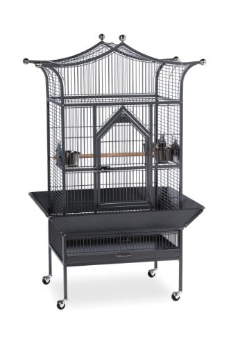 Produits pour animaux de compagnie Prévue Cage d'oiseau de redevances moyennes, Hammertone noir