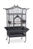 Produits pour animaux de compagnie Prévue Cage d'oiseau de redevances moyennes, Hammertone noir