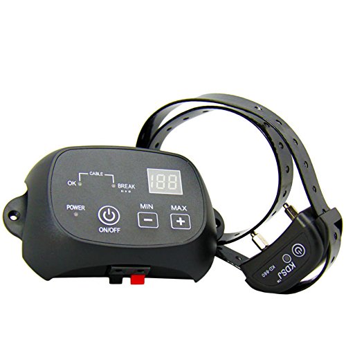 Amadog KD660 Waterproof & Rechargeable Electronic Dog Fence, Up to 2500 Square Meters Range - 12 pcs