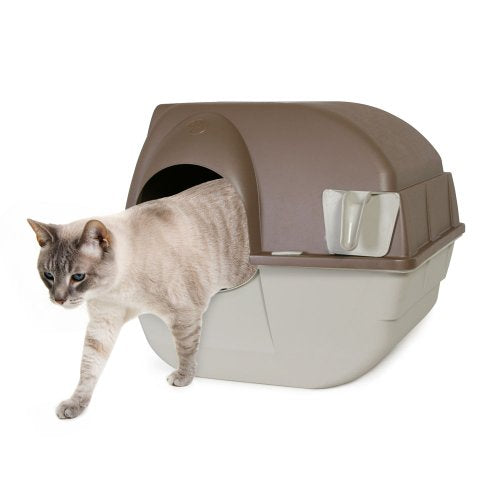 Omega Paw Roll N Clean Self Cleaning Litter Box, Regular