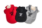Sweat à capuche à caribou confortable - gris