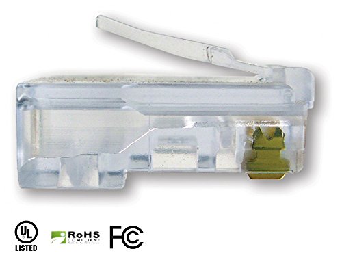 Platinum Tools 100003C EZ-RJ45 Cat5/5e Connector - Pack of 50