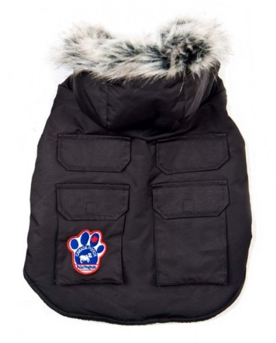 Canada Pooch 00271 Everest Explorer Parka Vest Dog Jacket In Black (14)