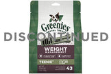 Greenies 10071469 Lite Treat-Pak pour chiens, 12 onces, Teenie