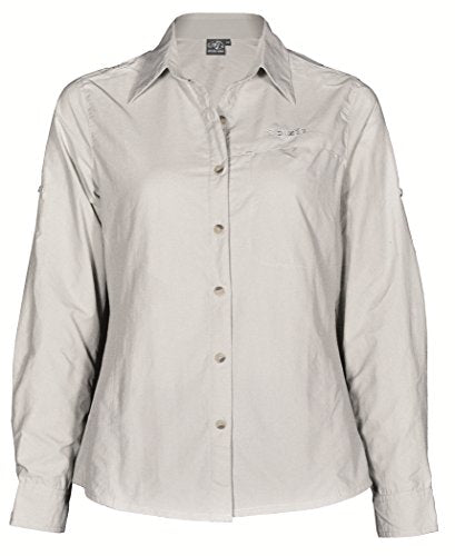Naturmania AlizÃ©e 4450 Women's Bristol Long Sleeve Shirt (Ciment, Small)