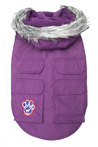 Canada Pooch 00680 Everest Explorer Parka Vest Eggplant Dog Jacket (20)
