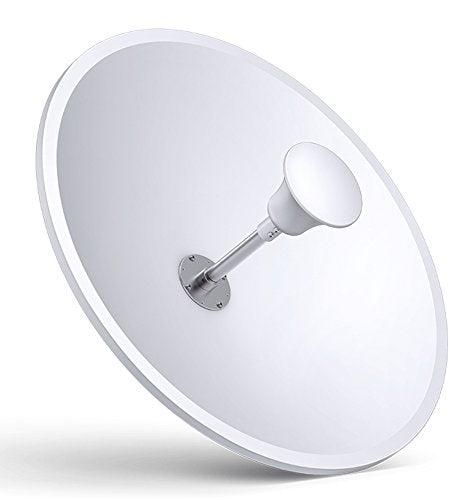 TP-LINK TL-ANT2424MD 2,4 GHz 24DBI 2ã 2 MIMO Dish Antenne avec connecteur RP-SMA