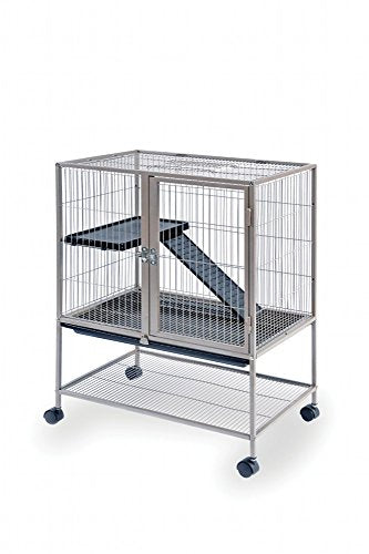 Pitre PET 486 Produits Cage furet frite sur les roulettes Cocoa 36x28x34