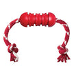 KONG Dental with Rope - Durable Rubber, Teeth and Gum Cleaning Dog Toy - For Medium Dogs