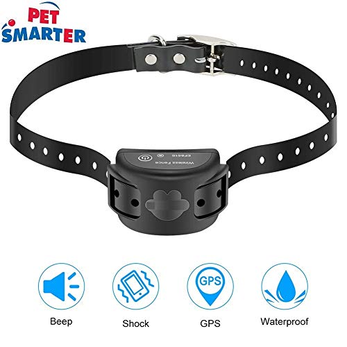 Wireless Fence Pet Containment System. GPS Technology! NO Remote, Transmitter OR Wire! Waterproof and Rechargeable, with Tone and Static Stimulation