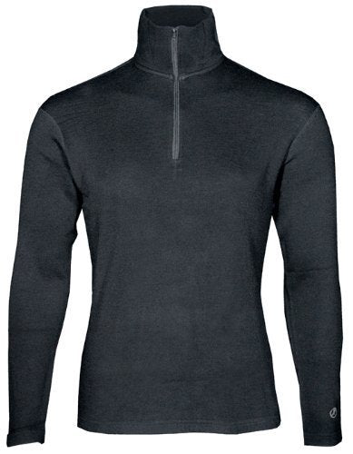 N200JH WOOL THERMO Jersey 100% Merino Wool Jacket For Men's Black Moss Green - S-3XL (Black, XXL)