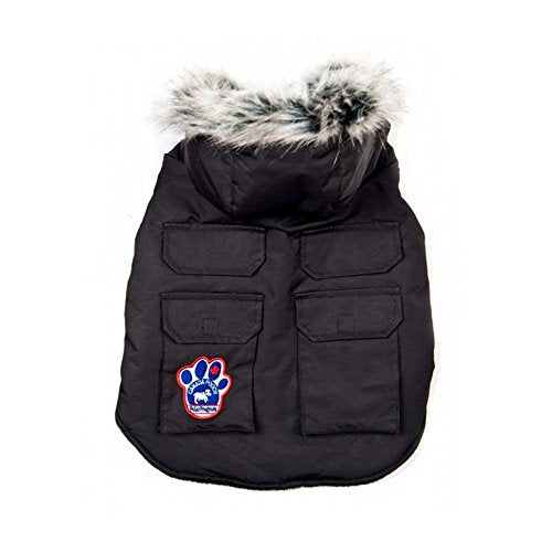 Canada Pooch 00269 Everest Explorer Parka Vest Dog Jacket In Black (10)