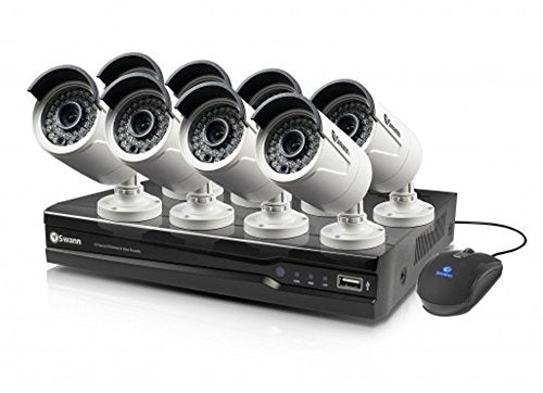 Swann SWNVK-874008 NVR8-7400 8 Channel 4MP Network Video Recorder & 8 x NHD-818 4MP Cameras