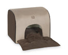 Petego Soft Deck Pet House and Bed, Stone/Espresso, Large