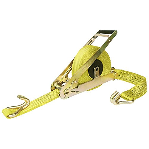 Quickloader QL10000 WIRE HOOKS 27-Feet by 2-Inch Retractable Tie-down Strap in Yellow