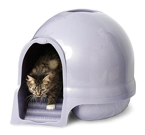 Petmate 50022 Clean Step Litter Box For Cat (Iris)