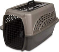 Petmate 21225 Two Door Top Load 19-Inch Pet Kennel, Metallic Pearl White and Coffee Ground Bottom