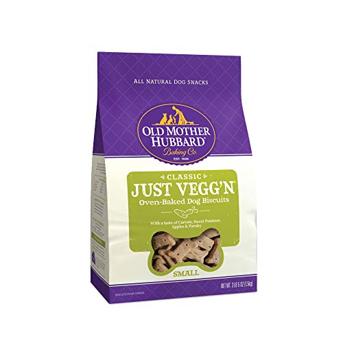 Vieille mère hubbard friandises de chiens naturels classiques crunchy, Chick'n'apples mini biscuits, sac