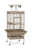 Prevue Pet Products Wrought Iron Select Bird Cage, 30-Inch by 22-Inch by 63-Inch, Coco Brown