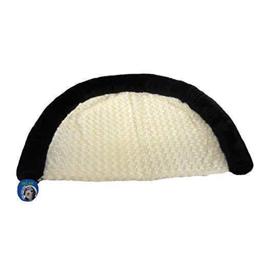Unleashed 10638 RELAX Halfmoon Lounger Black/Cream 29x40