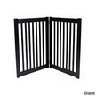 Freestanding Pet Gate 32 Inch 2 Panel Black