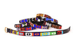 Maasai Women Handmade Beaded Leather Designer Dog Collar 12