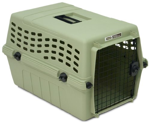 Petmate Deluxe Vari Kennel Jr Pet Carrier (Dark Taupe, Large)